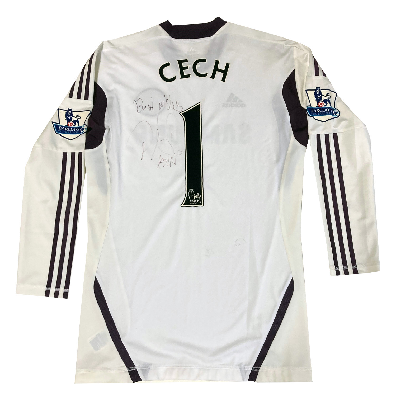 ツェフ直筆サイン入り選手支給チェルシー2011-2012GKユニフォーム / Petr Chech signed Chelsea 2011-2012  player issued goalkeeper shirt