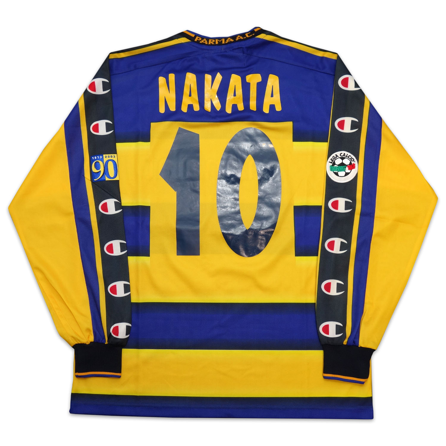 中田英寿 選手支給パルマ02/03ホームユニフォーム / Hidetoshi Nakata 02/03 player issued Parma  home shirt