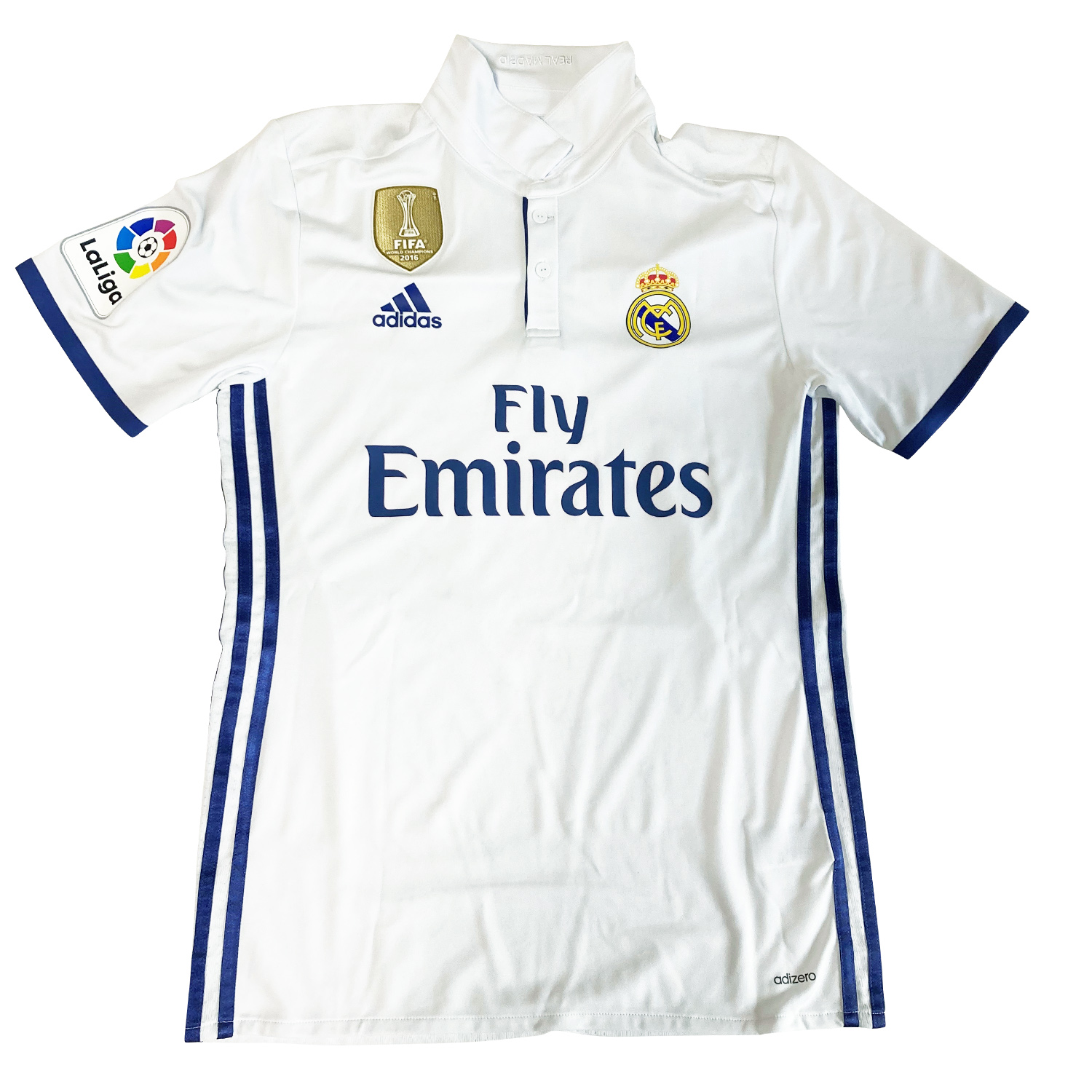 ルーカス・バスケス直筆サイン入り選手支給レアルマドリード2016-2017ホームユニフォーム / Lucas Vasquez signed Real  Madrid 2016-2017 player issued home shirt