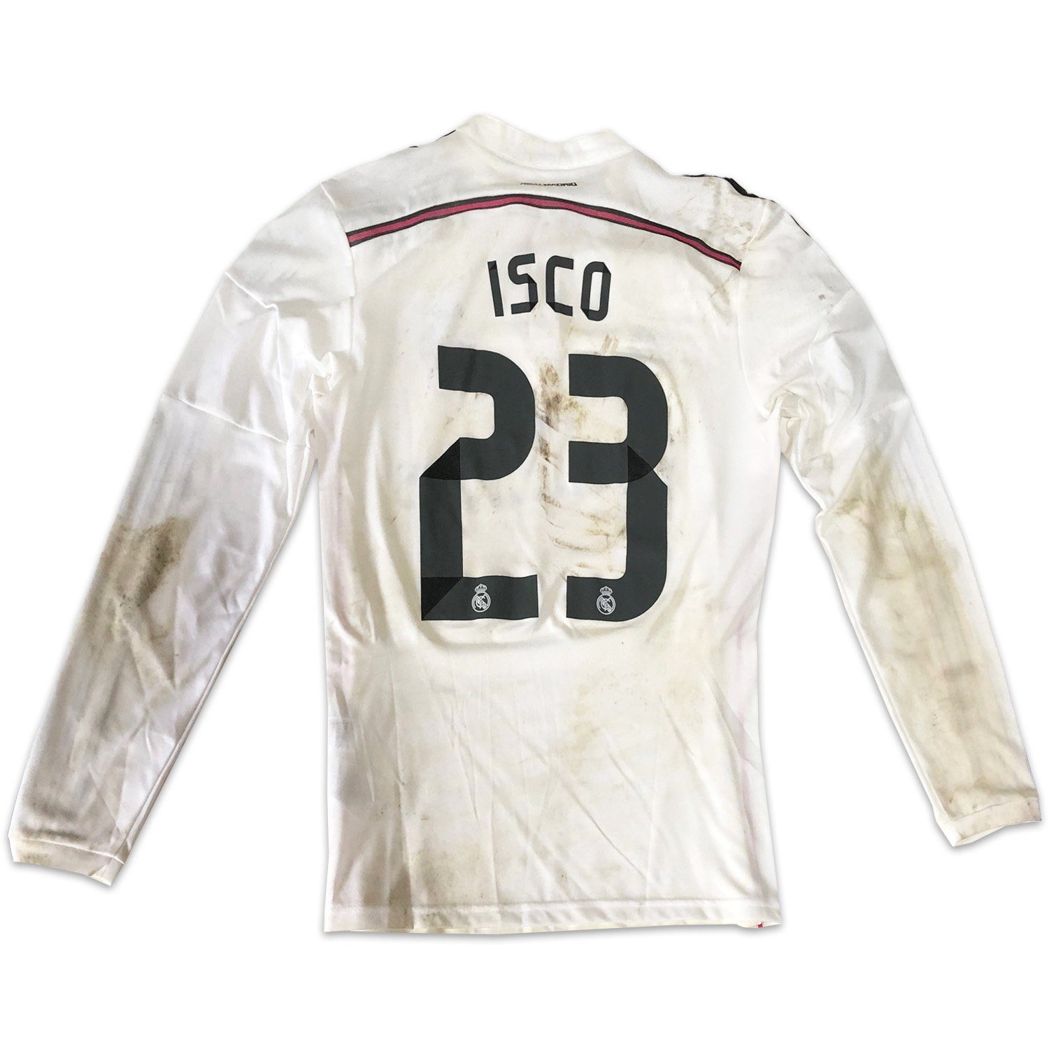 イスコ・アラルコン実使用レアルマドリード14/15ホームユニフォーム THE DUGOUT / Isco Alarcón match worn  14/15 Real Madrid home shirt THE DUGOUT LOA